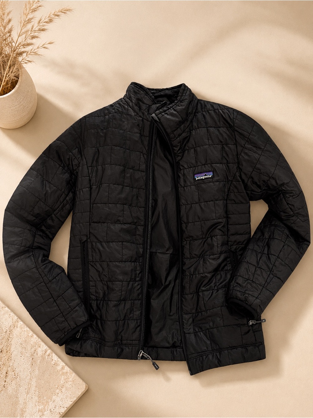 Patagonia Black Quilted Puffer Jacket